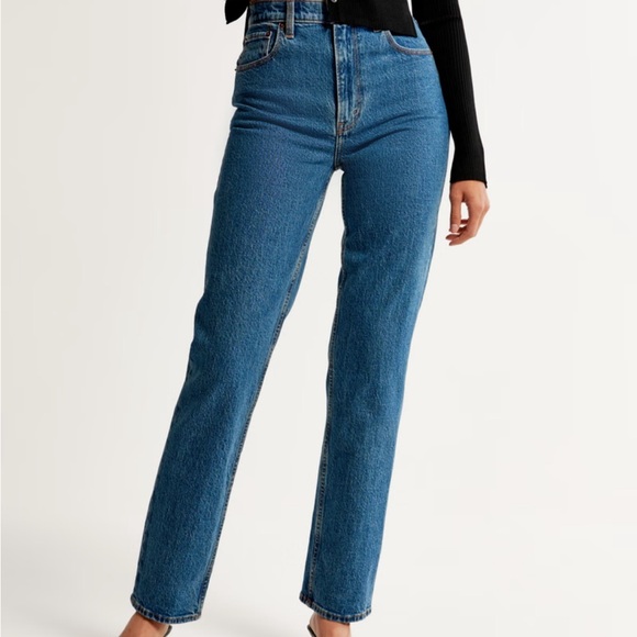 Abercrombie | 90s straight ultra high rise jeans - Picture 1 of 4